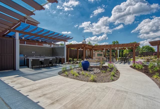 View of outdoor patio