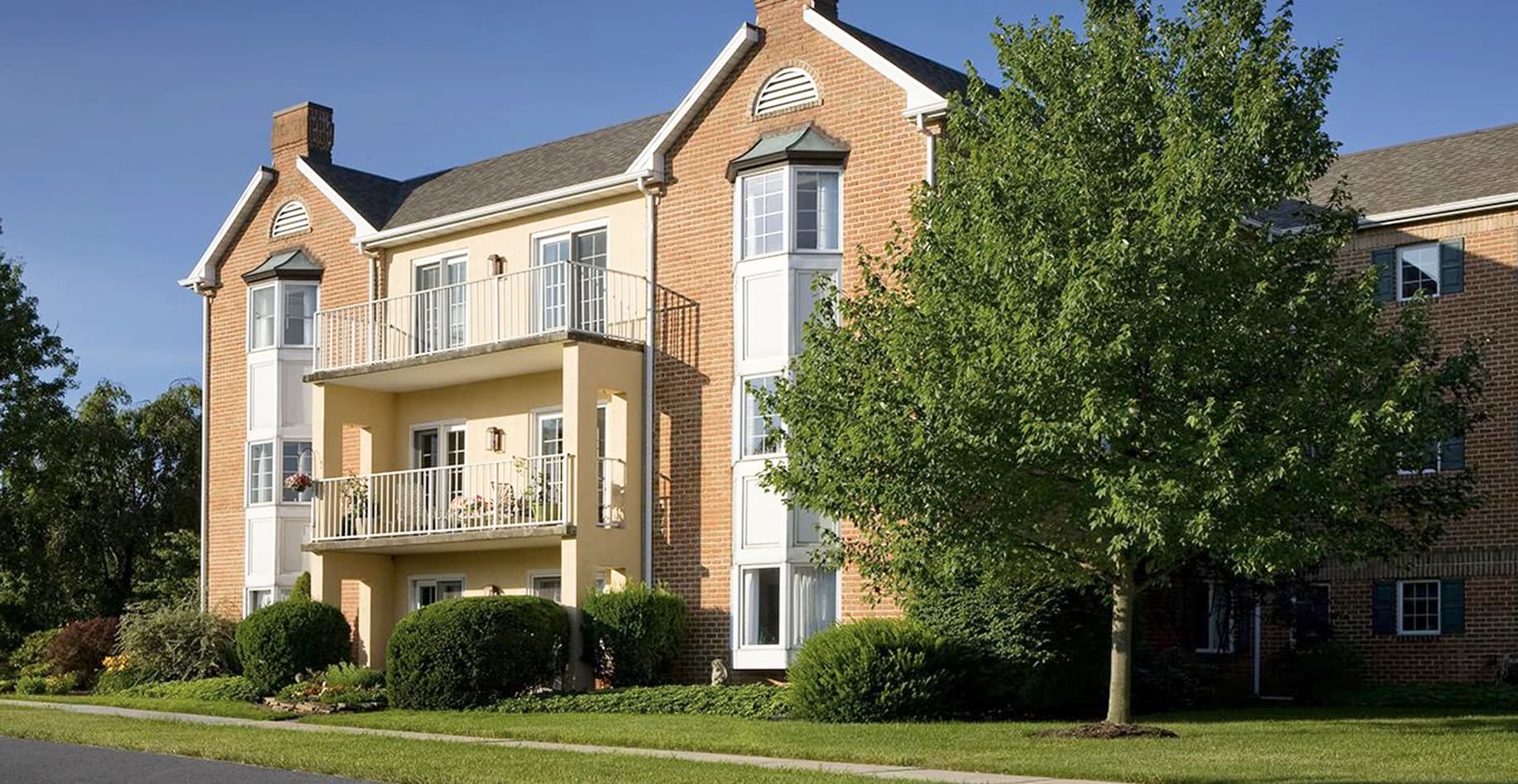 Apartment exterior view